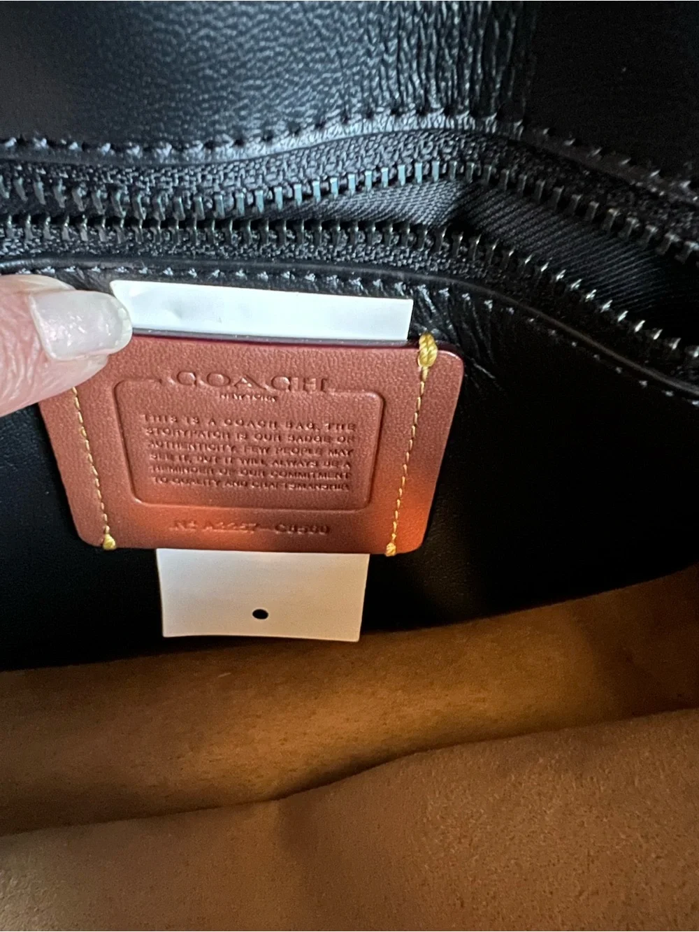 Coach Black Quilted Leather Shoulder Bag with Chain Strap